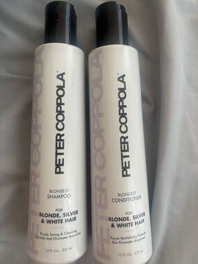 Peter Coppola Blondest Shampoo & Conditioner Duo - White & Black